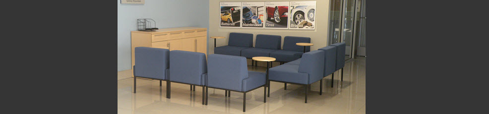 Service and Customer Waiting Area - Hyundia Showroom - C012